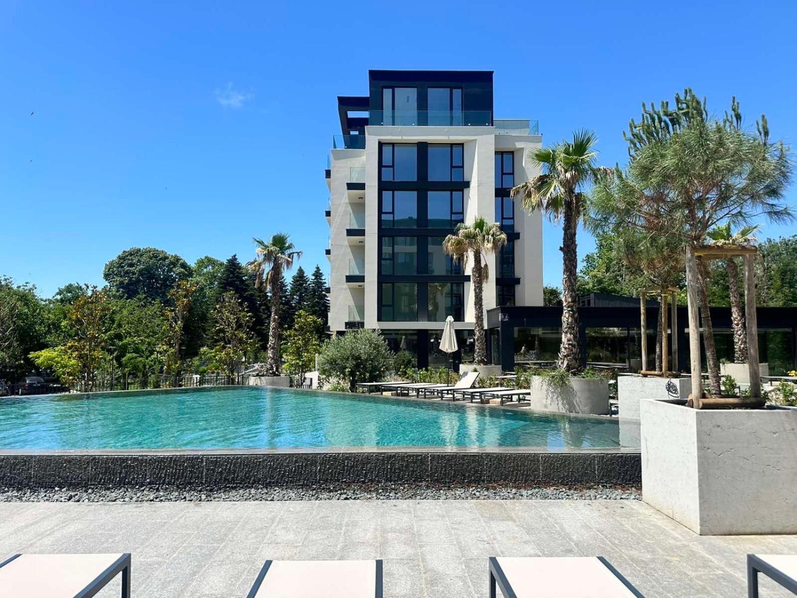 Boho Sea View One-Bedroom Pool & Spa Apartment Saints Constantine and Helena ภายนอก รูปภาพ